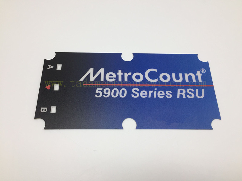 Membrane switch with colors printing