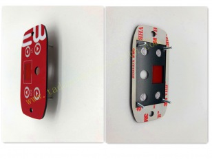 Membrane switch with Aluminium Plate