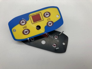 Membrane switch with Aluminium Plate