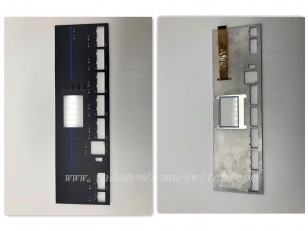 Membrane switch with Aluminium Plate