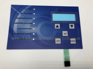 Membrane switch with colors printing