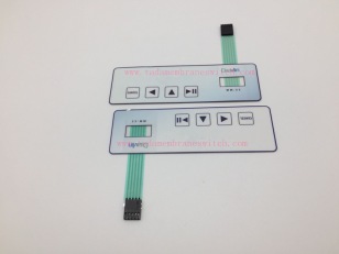Membrane switch with colors printing