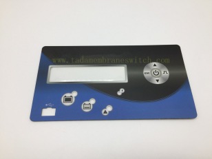 Membrane switch with colors printing