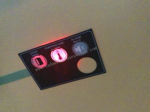 Membrane switch with LED backlight