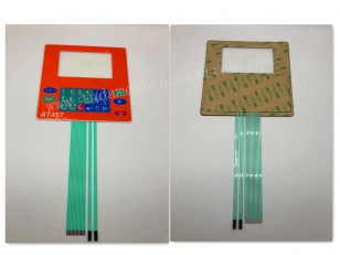 Membrane switch with LED backlight