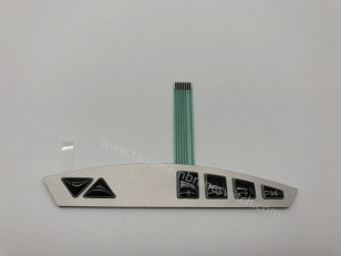 Membrane switch with silicone rubber