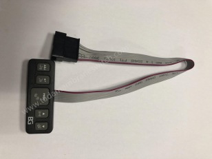 Membrane switch with silicone rubber