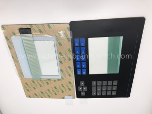 Membrane switch with touch screen