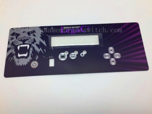 Membrane switch with colors printing