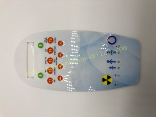 Membrane switch with LED insert