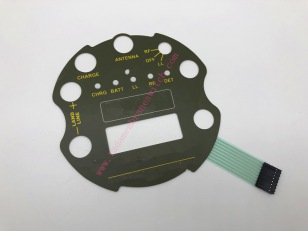 Membrane switch with silicone rubber