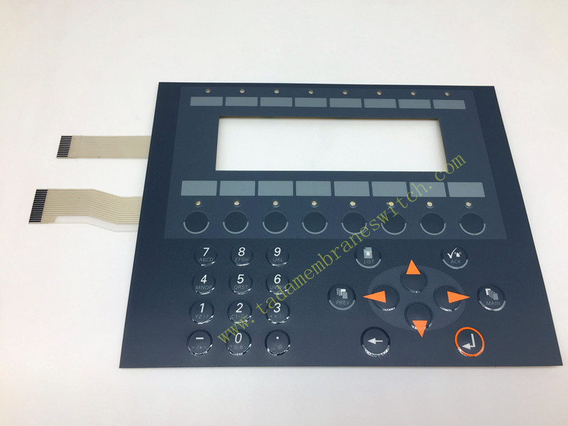 Membrane switch with LED insert