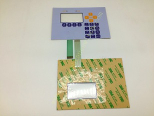 Membrane switch with LED insert